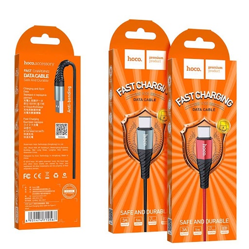 CÁP SẠC 3A TYPE-C HOCO X38 DÀI 1M