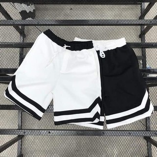 Quần Short Thun Viền Sọc Chữ V - Double V Short Nam Nữ Unisex Oversize Ulzzang - MM