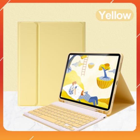 Bao da bàn phím ipad có ngăn đựng bút Silicon ốp ipad Air 4/Pro 11/10.5/9.7/Gen 5/6/7/8/9/10/Air 1/2/3/4/5