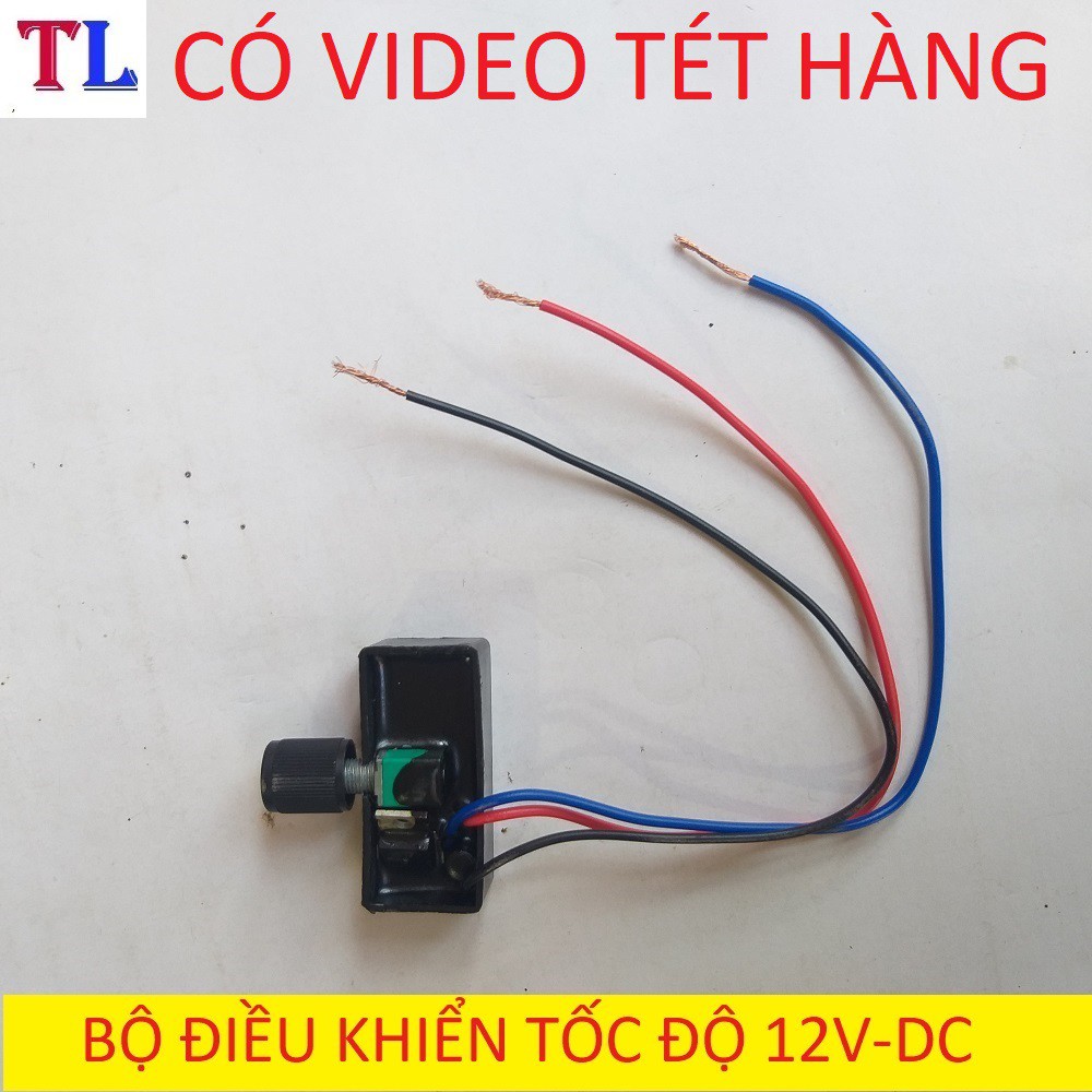 Bộ điều chỉnh tốc độ máy bơm mini - Chiết áp điều tốc 12v