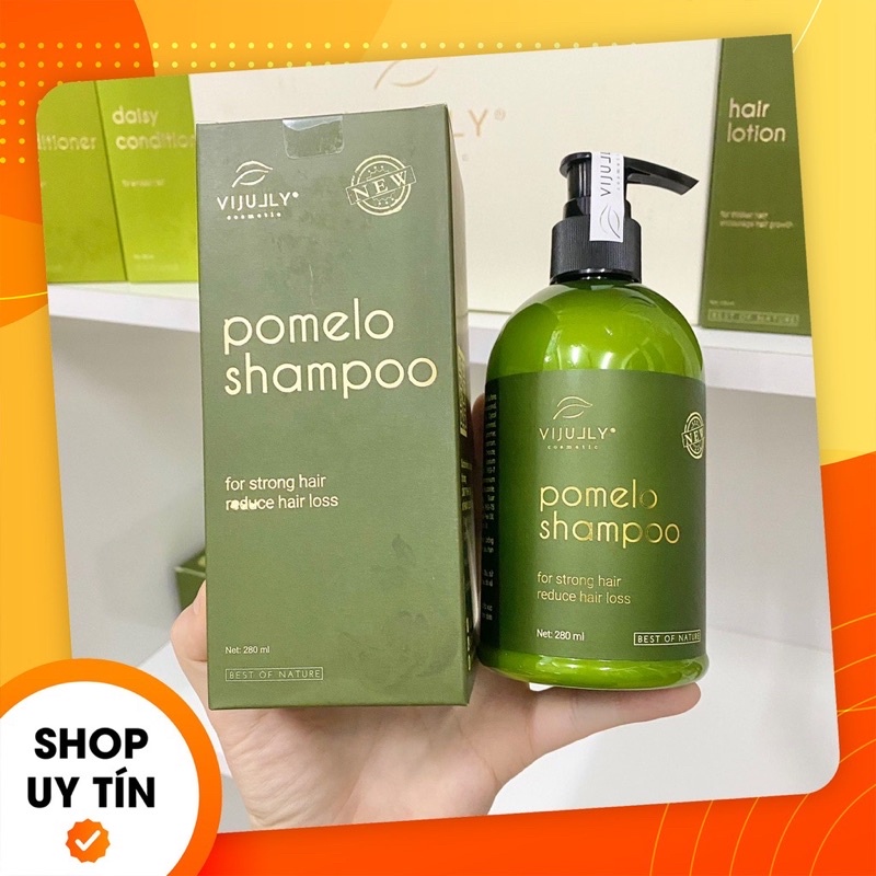 Dầu gội bưởi ngăn rụng tóc 100% cao cấp ViJully giúp nhanh mọc làm dài và phục hồi hư tổn của tóc