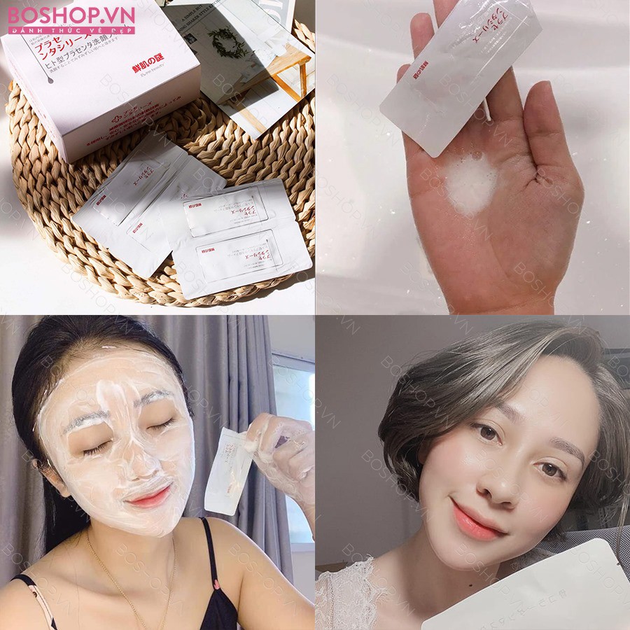 Mặt nạ ủ trắng nhau thai RWINE BEAUTY Placenta Face Cleanser | BigBuy360 - bigbuy360.vn
