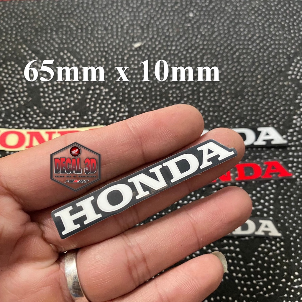 Tem chữ Honda dán mặt nạ & đuôi đèn nhiều nhỏ hàng cao cấp siêu nét - giá 1 cái