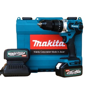 Máy khoan pin Makita 118v 3 chức năng không than 2 pin siêu bền