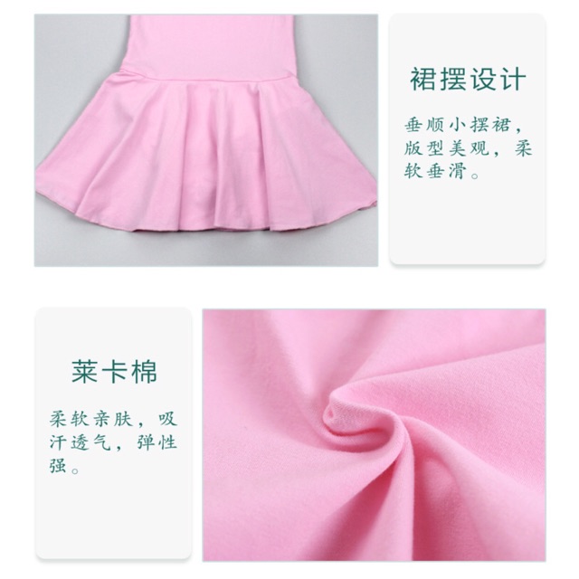 Váy tập múa cotton