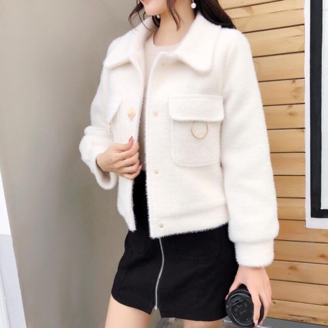 Áo lông mướt đủ màu túi hộp