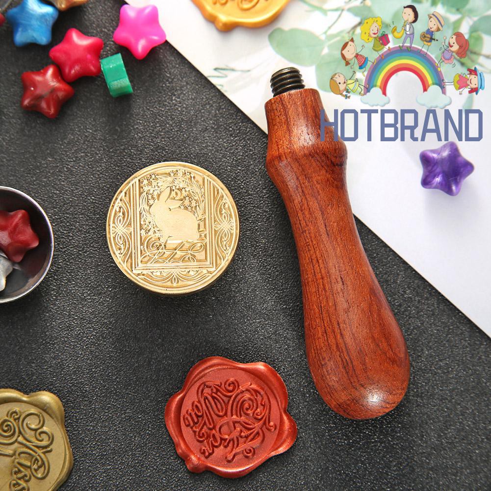 Con dấu đóng sáp in hình động vật phong cách retro làm đồ thủ công