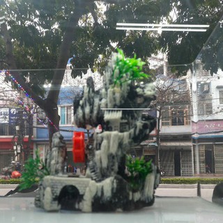 Hòn non bộ ( nhựa đúc)- trang trí bể cá