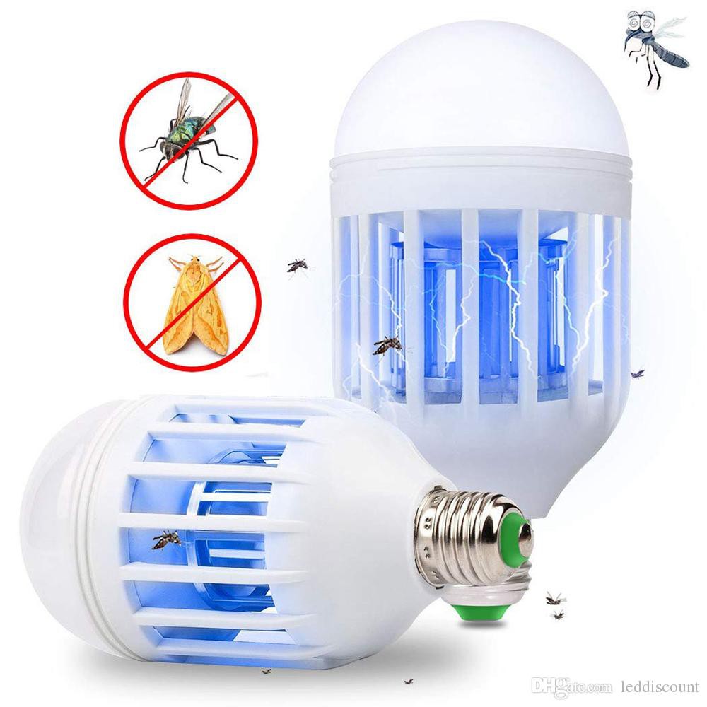 Đèn diệt muỗi côn trùng - đuôi E27 ( nguồn 220V-15W)