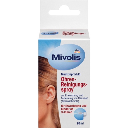 Xịt tan ráy tai cho bé và người lớn Mivolis - 20ml - Hàng nội địa Đức