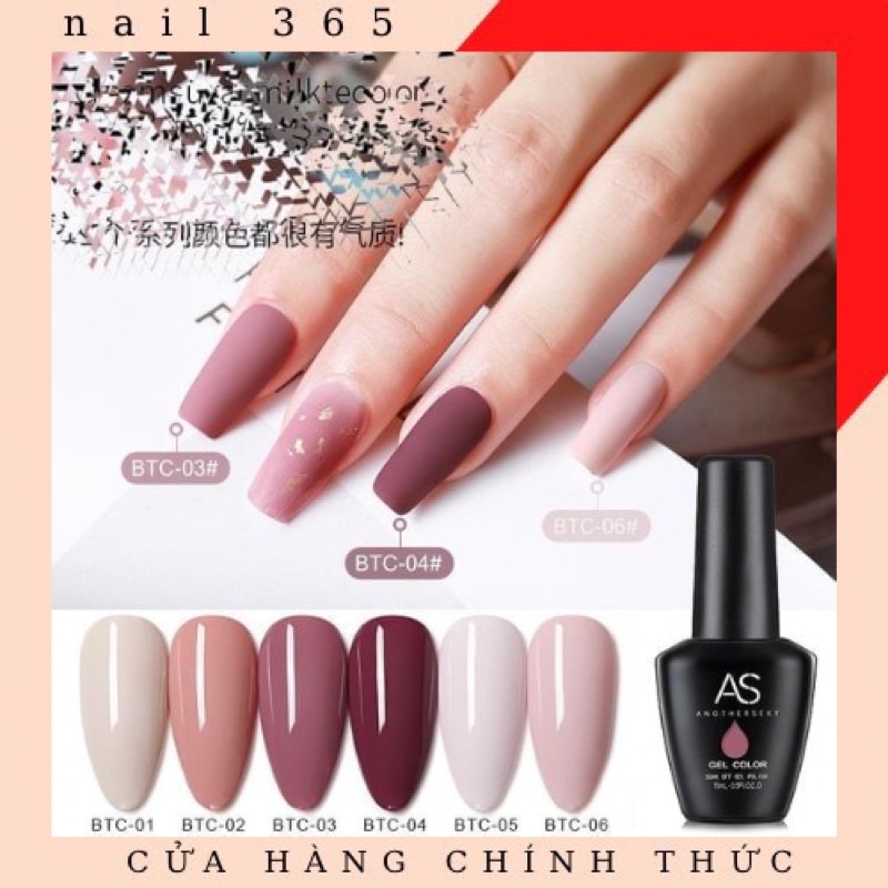 Sơn gel AS mã BTC ( chai đen )