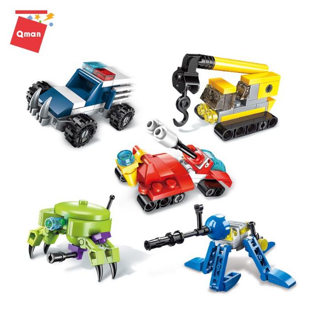 Đồ chơi lắp ráp 10 mô hình QMAN xếp hình thông minh