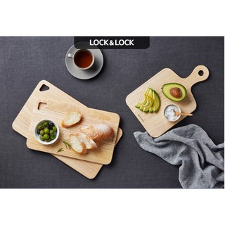 Bộ 3 thớt gỗ cao su lock&lock lwc001s3