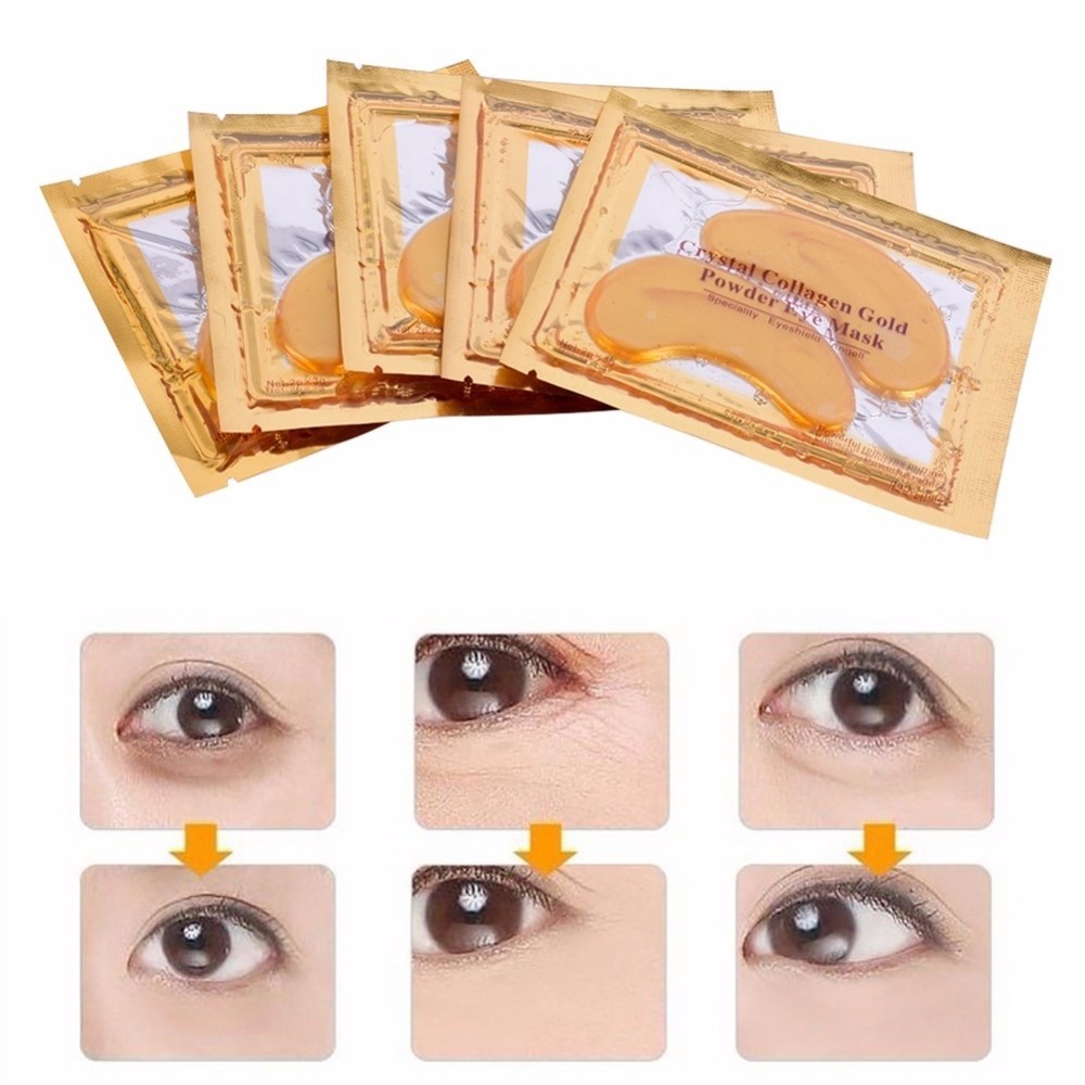 2Pcs/pack Collagen Crystal Eye Mask Deep Moisture Anti-Ageing Eyelid Patch Care Mask