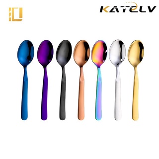 Muỗng tráng miệng KATELV bằng thép không gỉ chất lượng cao