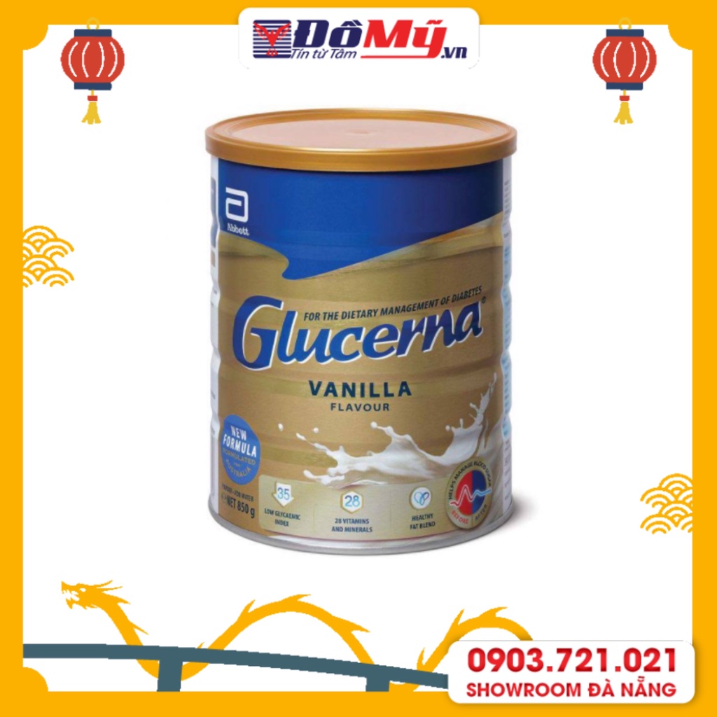 Sữa bột dành cho người tiểu đường Glucerna 850g - Úc (NEW)