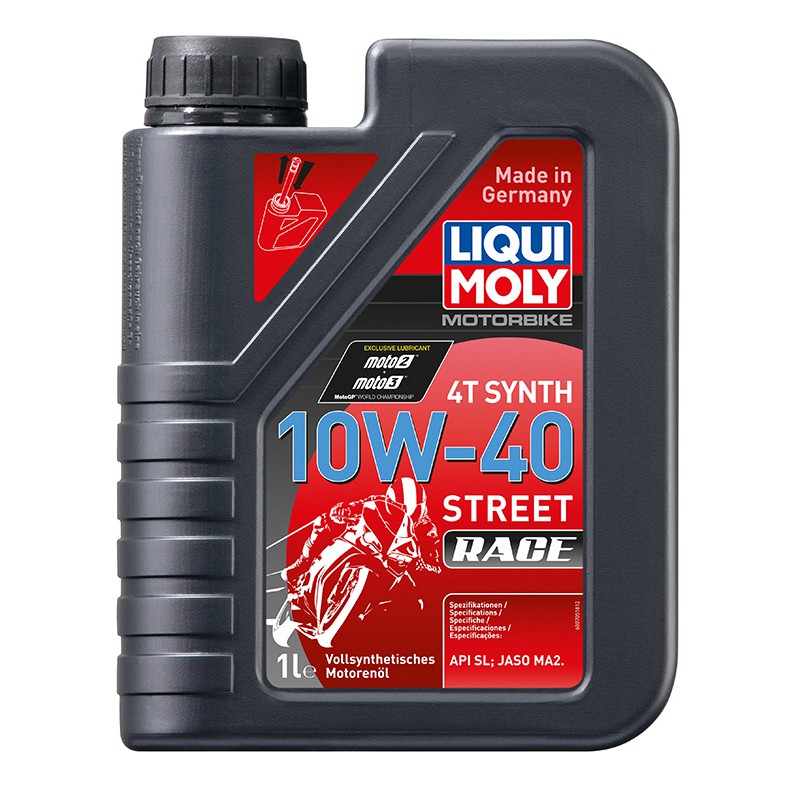 Dầu nhớt cao cấp xe số và xe tay côn Liqui Moly Street Race 10W-40