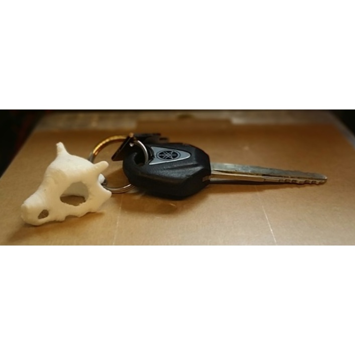 Móc chìa khóa đầu lâu trang trí Mini Cubone