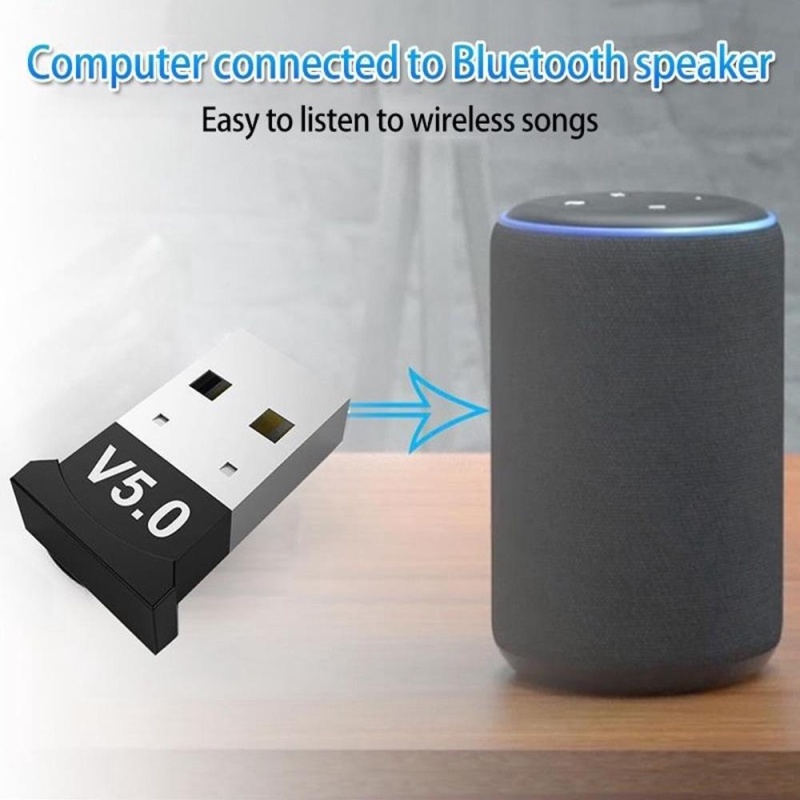 USB Bluetooth 5.0 cho PC -USB Bluetooth Máy tính kết nối 20m V5.0