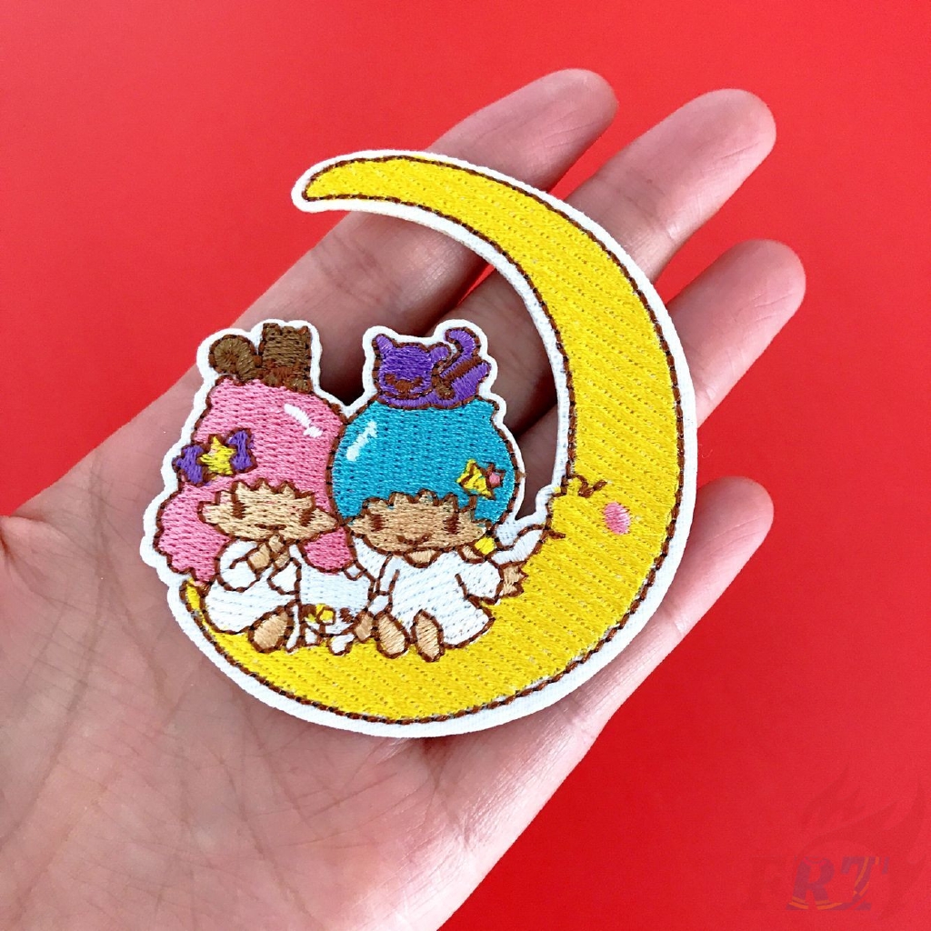 Miếng vá quần áo thêu / ủi hình hoạt hình Sanrio dễ thương