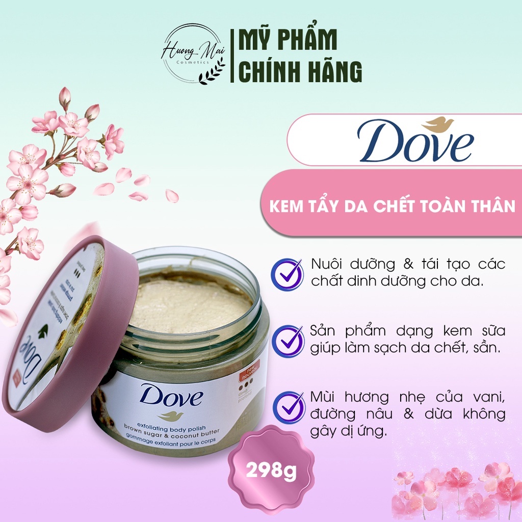 Kem Tẩy Da Chết Body Dove Các Loại