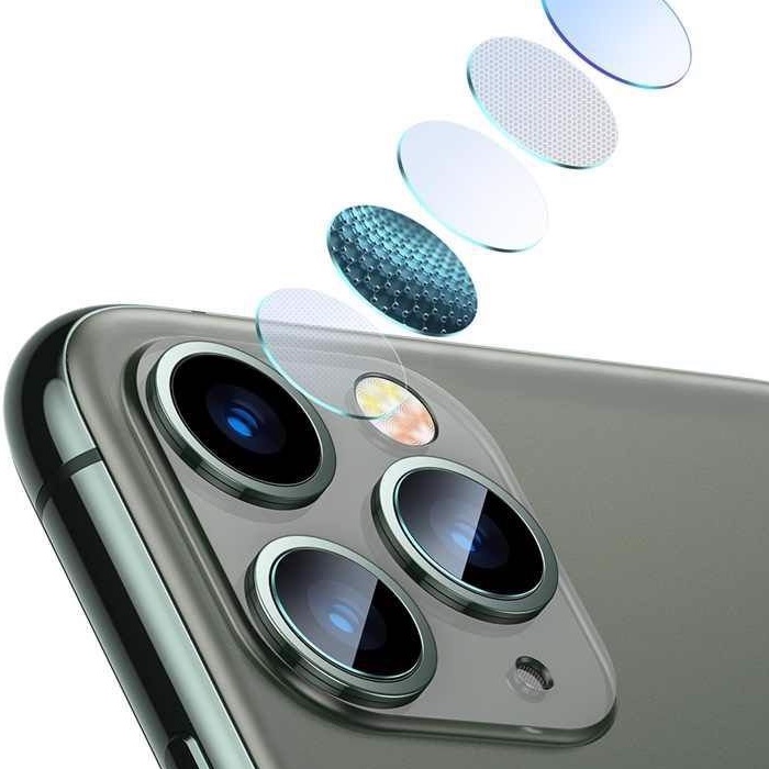 [Rẻ Vô Địch] Kính Cường Lực Camera IPhone 11/11Pro/11ProMax loại viên rời từng mắt camera trong suốt, chống xước