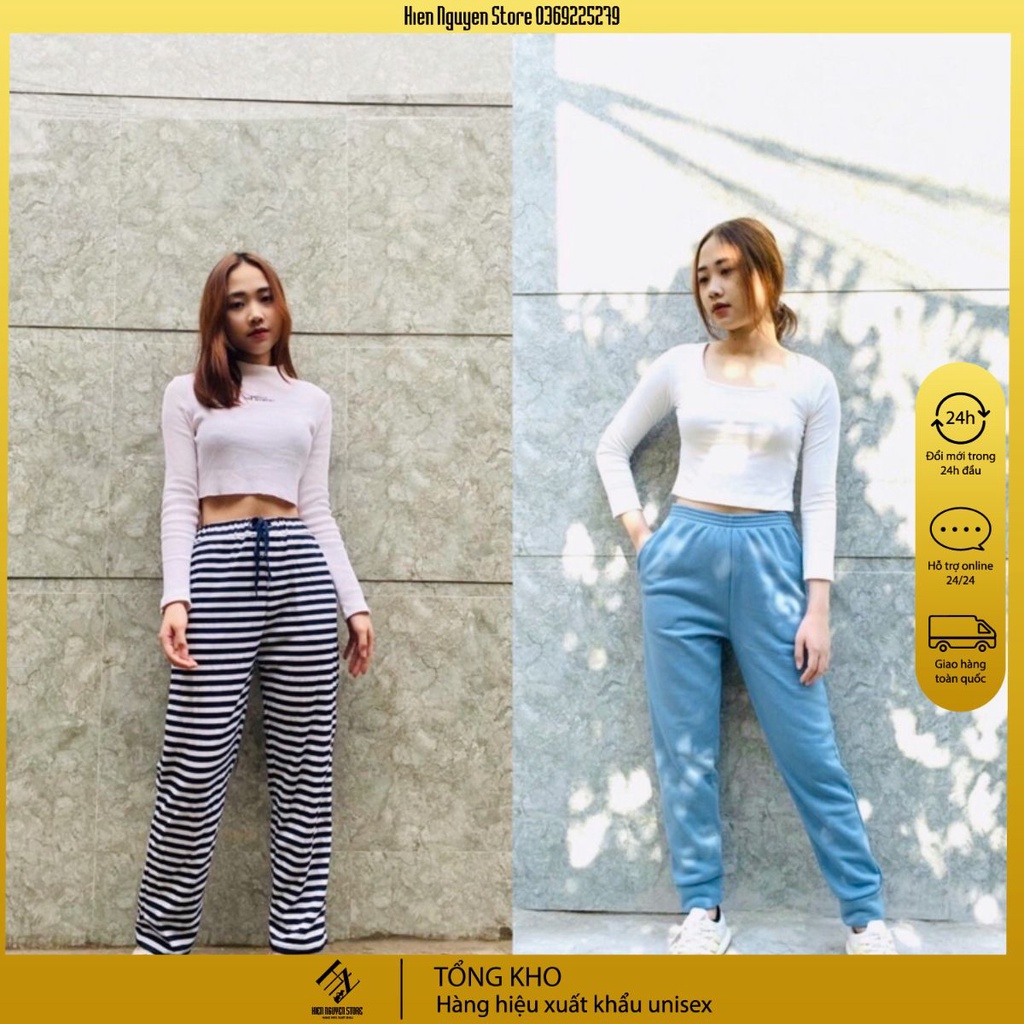 Quần jogger nỉ bông hàng xuất NHẬT dư xịn dày dặn mềm mại thoáng k bí nóng. Dư size M