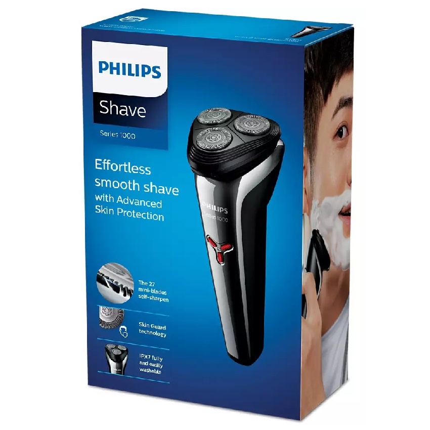 Máy Cạo Râu Philips S1301, S1103 Hàng Chính Hãng - Mẫu Mới Năm 2022 - Bảo Hành Chính Hãng 2 Năm