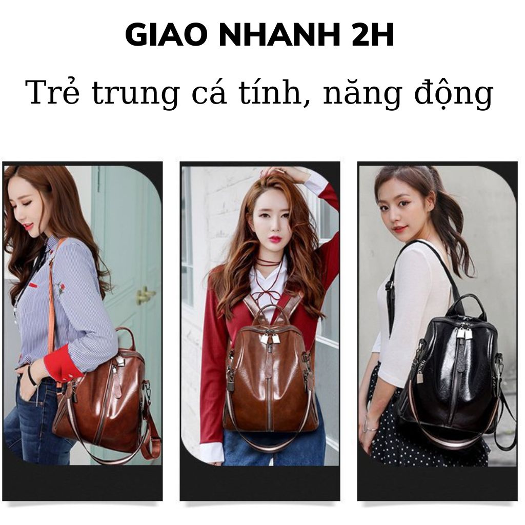 Balo Da Nữ Đi Học, Đi Làm, Đi Chơi Thời Trang Giá Rẻ tiện dụng T04
