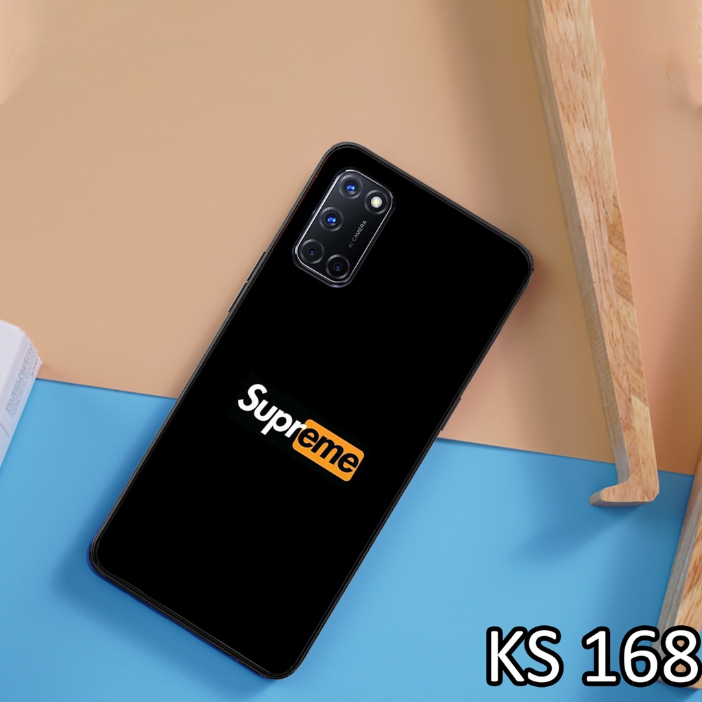 Ốp lưng Oppo A54 (4G/5G) - Oppo A55 (4G/5G) - Oppo A74 (4G/5G) - Oppo A76 in hình logo ŞUPŘĒMĚ cực sang trọng