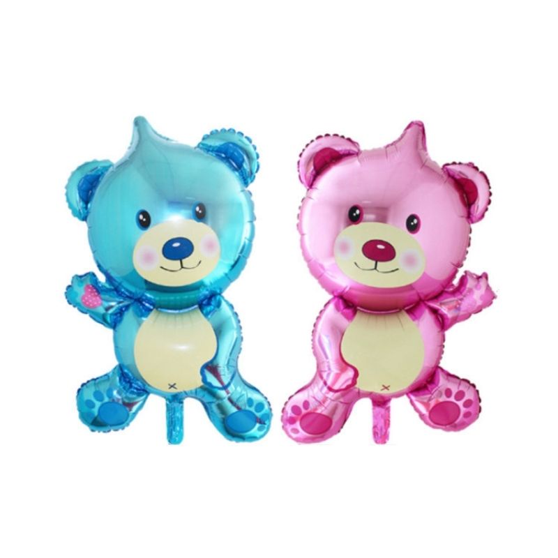 Bong bóng hình con gấu, size mini, trang trí sinh nhật, party Fubao Store