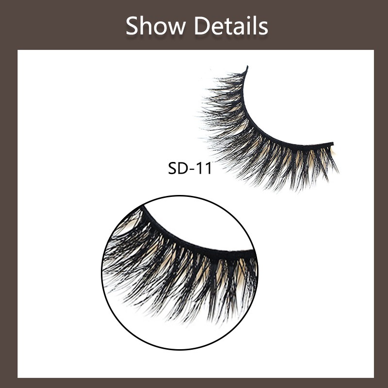 Lông mi giả MAGEFY Natural Mink 3D 3 cặp Có thể tái sử dụng