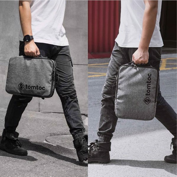 Túi thời trang, túi đeo chéo Tomtoc Urban Codura Shoulder Laptop 13&quot;/15&quot; Grey/Black H14-C01G năng động Balocenter.com