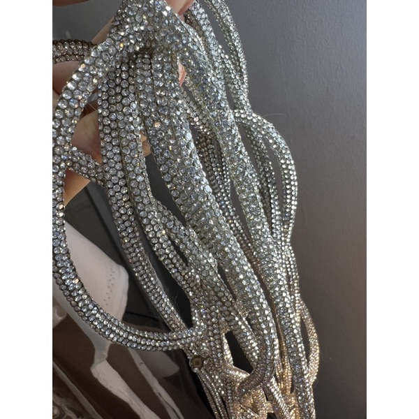 Dây đá phụ kiện trang trí tạo kiểu tóc (1 mét)