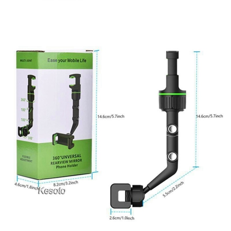 Kẹp Điện Thoại - Giá Đỡ Điện Thoại Treo Gương Ô Tô
