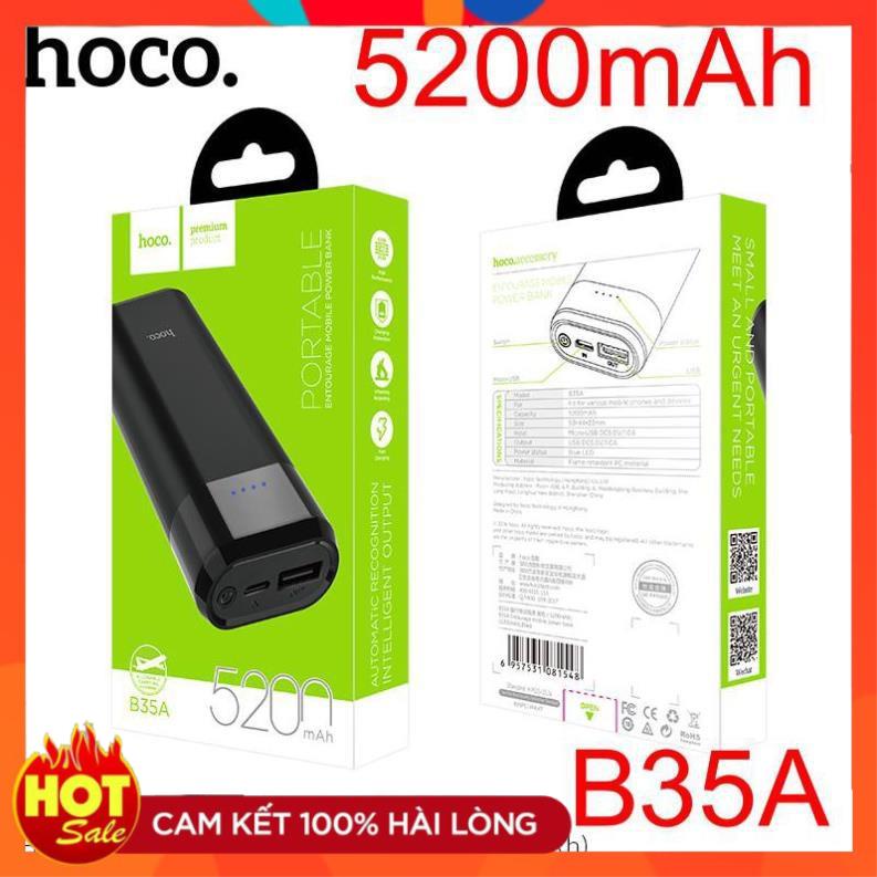 Sạc dự phòng Hoco B35A 5200mAh Nhỏ Gọn trong lòng bàn tay
