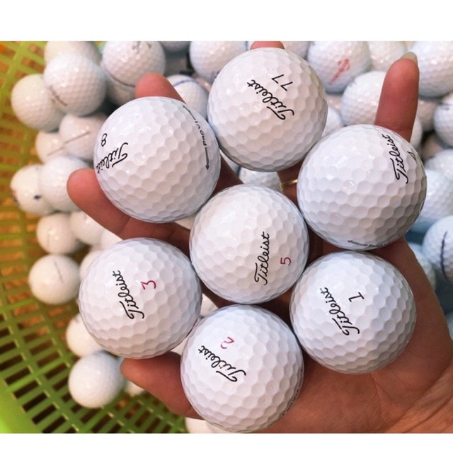 10 Bóng Golf Titleist pro Đã Qua Sử Dụng Cam Kết Không Sơn Lại