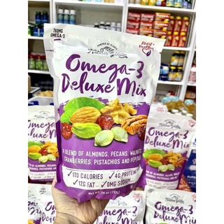 Hạt hữu cơ sấy khô tổng hợp Nature's Garden Omega - 3 Deluxe Mix 737g