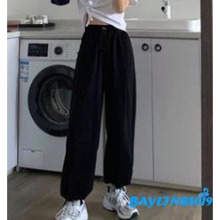 Quần dài lưng thun dây rút nhiều màu sắc tùy chọn thời trang dành cho nữ