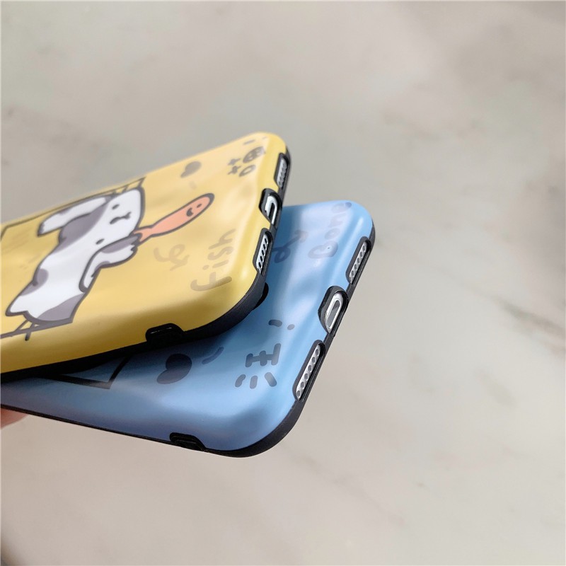 Ốp iPhone Mèo Mê Cá iPhone 7Plus/8Plus/X/Xs Max/11/11 Pro/11 Pro Max - ốp iphone
