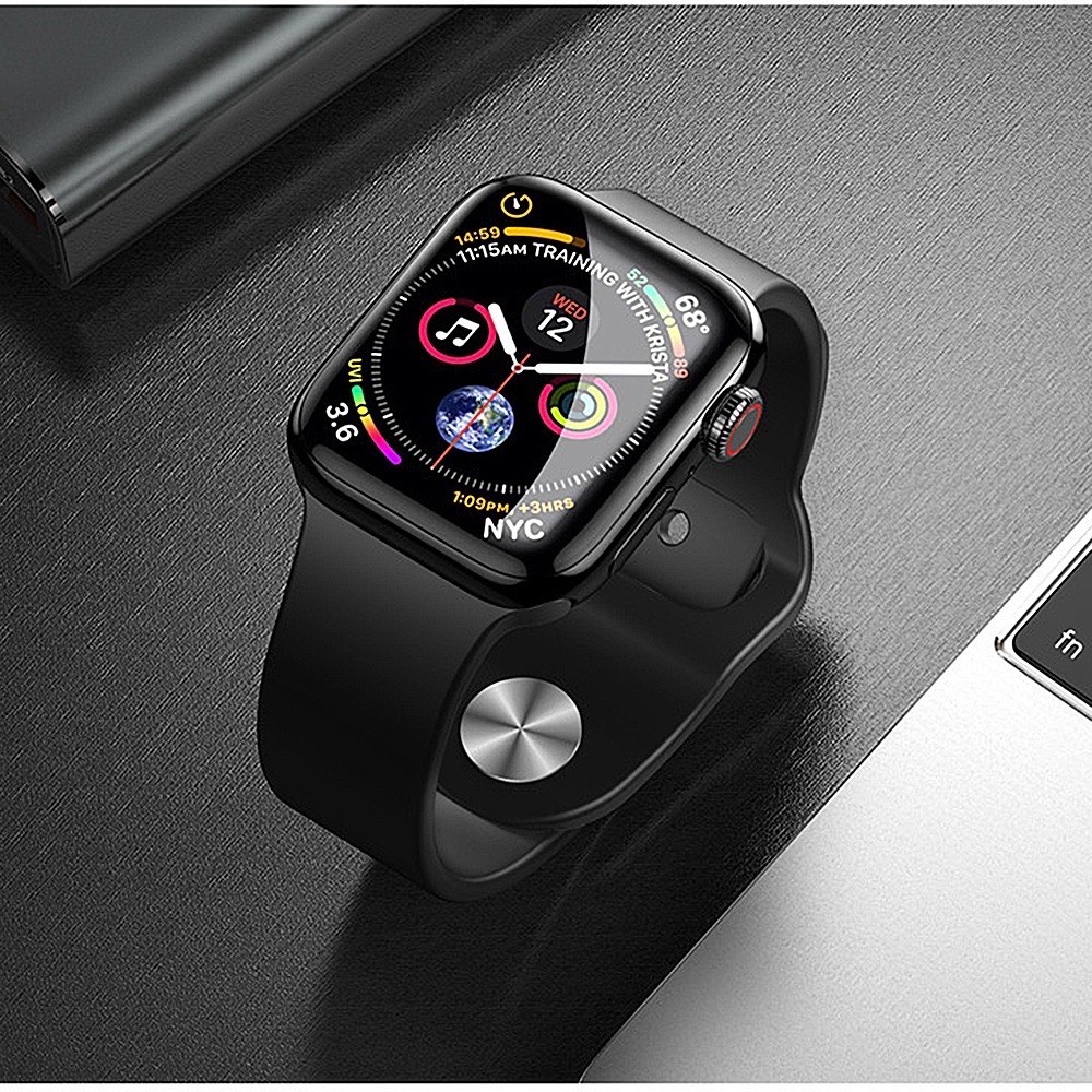 Kính cường lực dẻo 4D bảo vệ Apple Watch Seri 6,5,4,3,2,1 - MACSHOCK