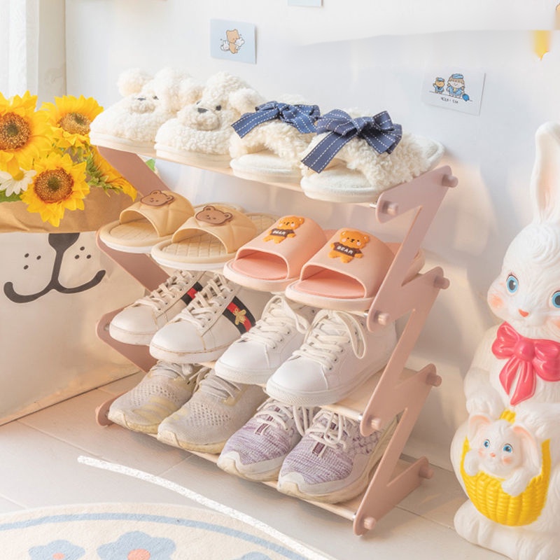 Kệ Để Giày Dép Gấp Gọn Đơn Giản Dành Cho Bé