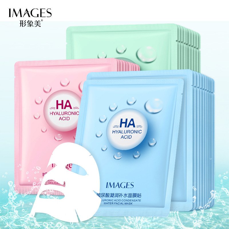 Mặt nạ giấy dưỡng da mụn cấp ẩm thải độc HA Images KABA