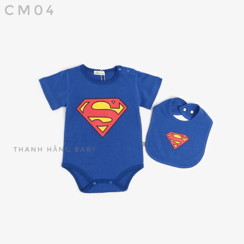 Body Bé Trai, Bodysuit Cho Bé Thanh Hằng Baby 3 Đến 11 Kg