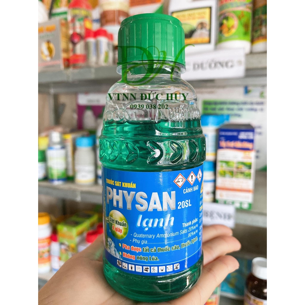 Thuốc Sát Khuẩn PHYSAN lạnh 20SL chai 250ml - Lúa Vàng