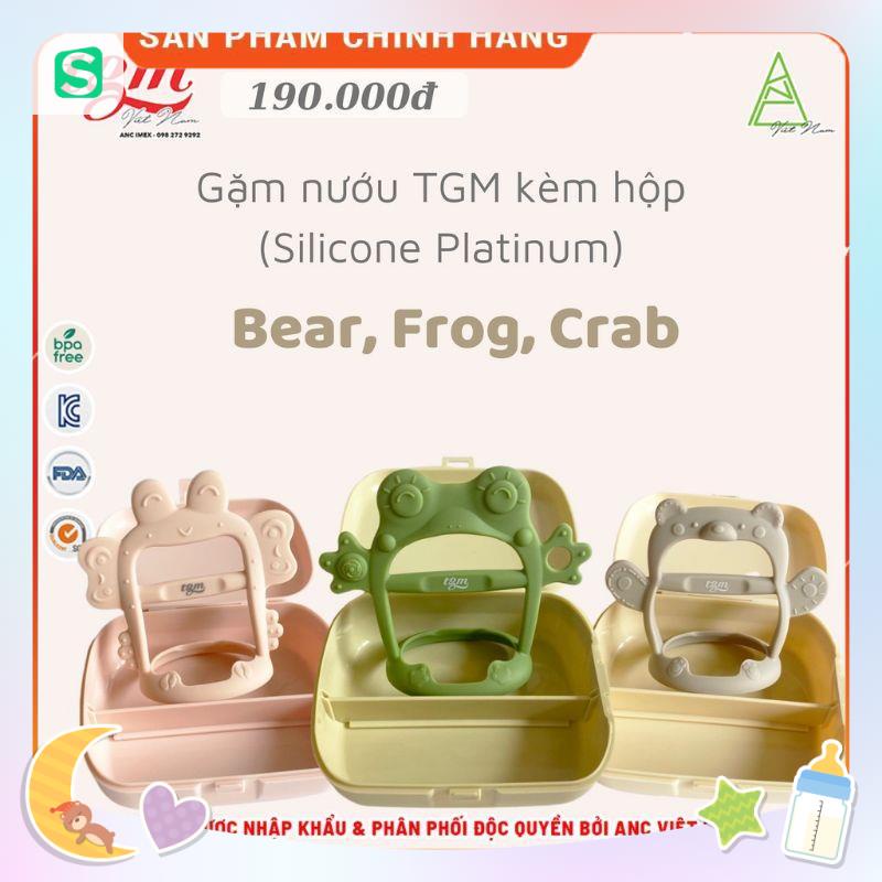 Gặm nướu cầm tay Silicon nature cao cấp kèm hộp TGM, BAR-ROT Hàn Quốc