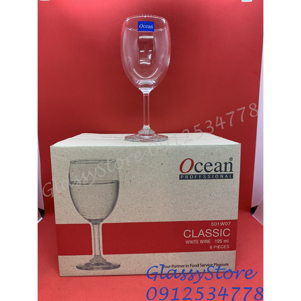 Ly  rượu vang thủy tinh Ocean Classic White Wine – 1501W07 – 195ml