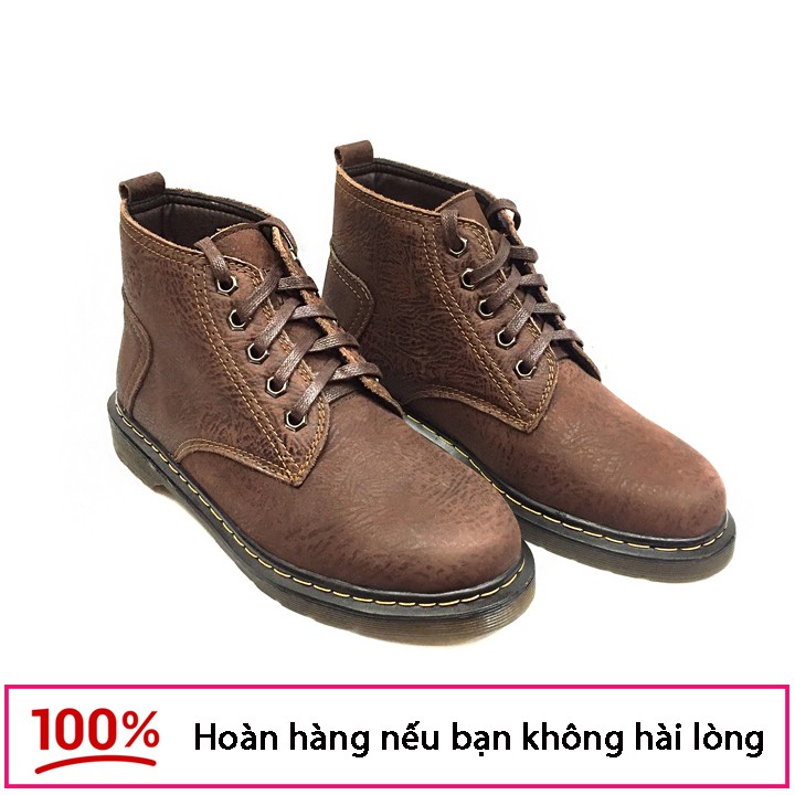 Giày Nam Da Bò Cao Cổ Buộc Dây Phiên Bản Doctor Thể Thao Cá Tính | BigBuy360 - bigbuy360.vn