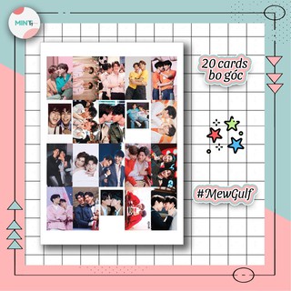 [CẮT SẴN] Set 20 Cards - Hình bo góc MewGulf