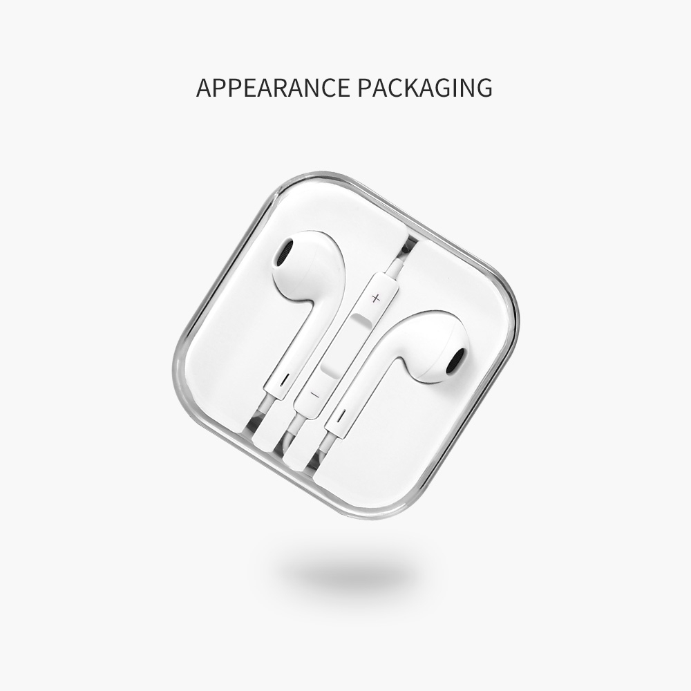 Music Wired Earphone For Huawei P30 Pro Volume Control Stereo Type C Earbuds Headset For iP 6S With Mic Headphones